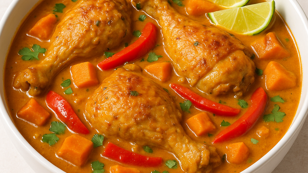 West African Coconut Peanut Chicken Stew