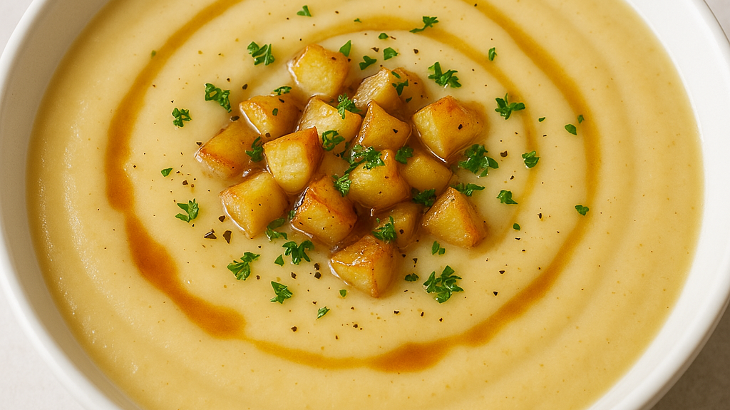 Irish Whiskey-Glazed Parsnip & Apple Soup (Single-Serve)