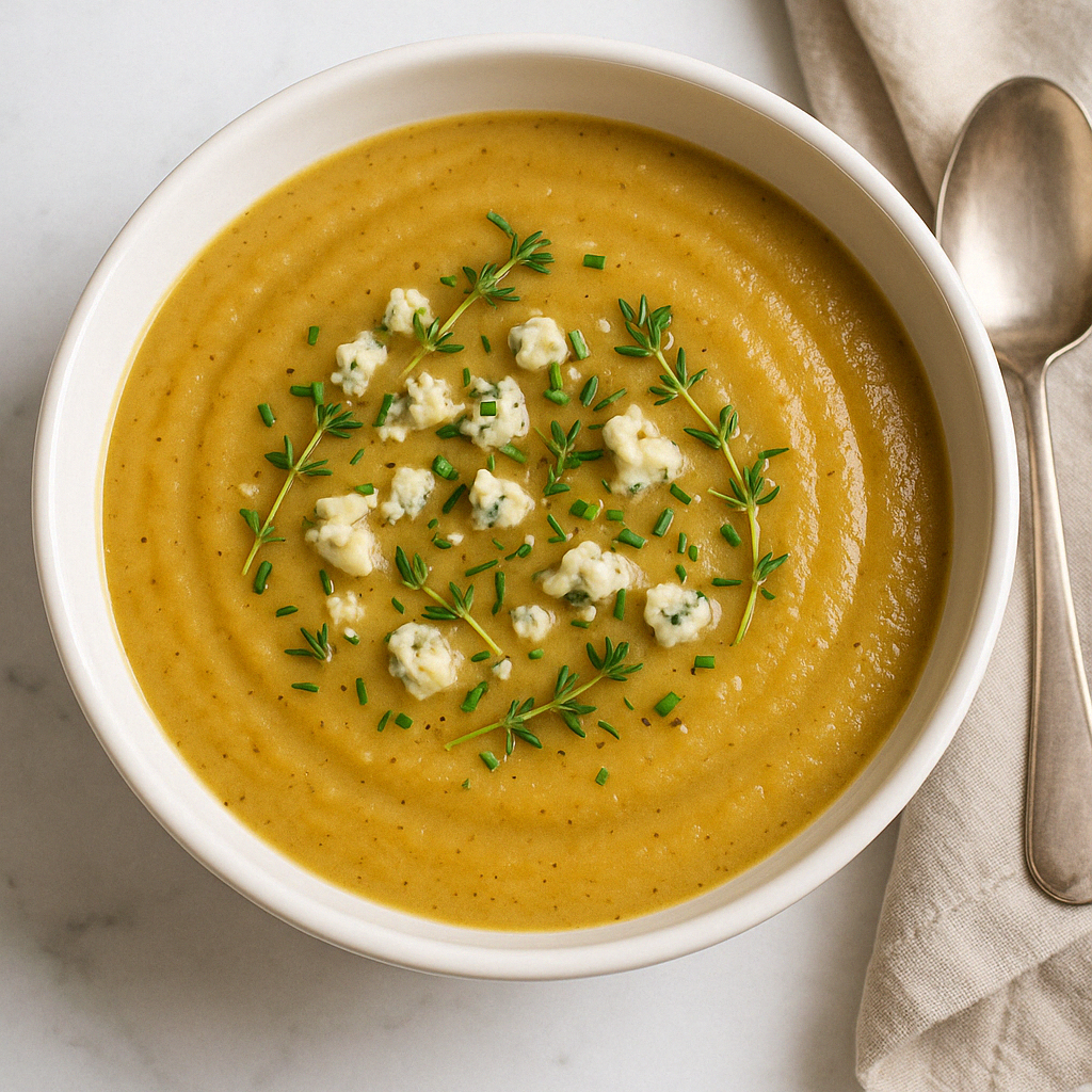 Roasted Parsnip & Apple Soup