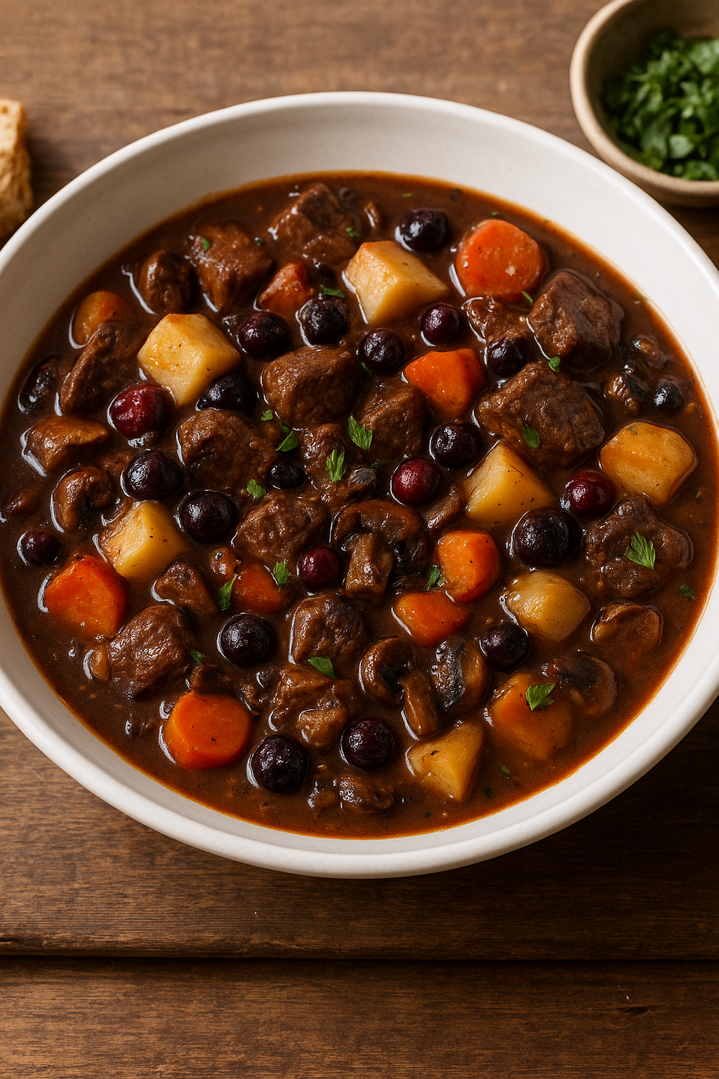 Wild Game & Maple Berry Stew