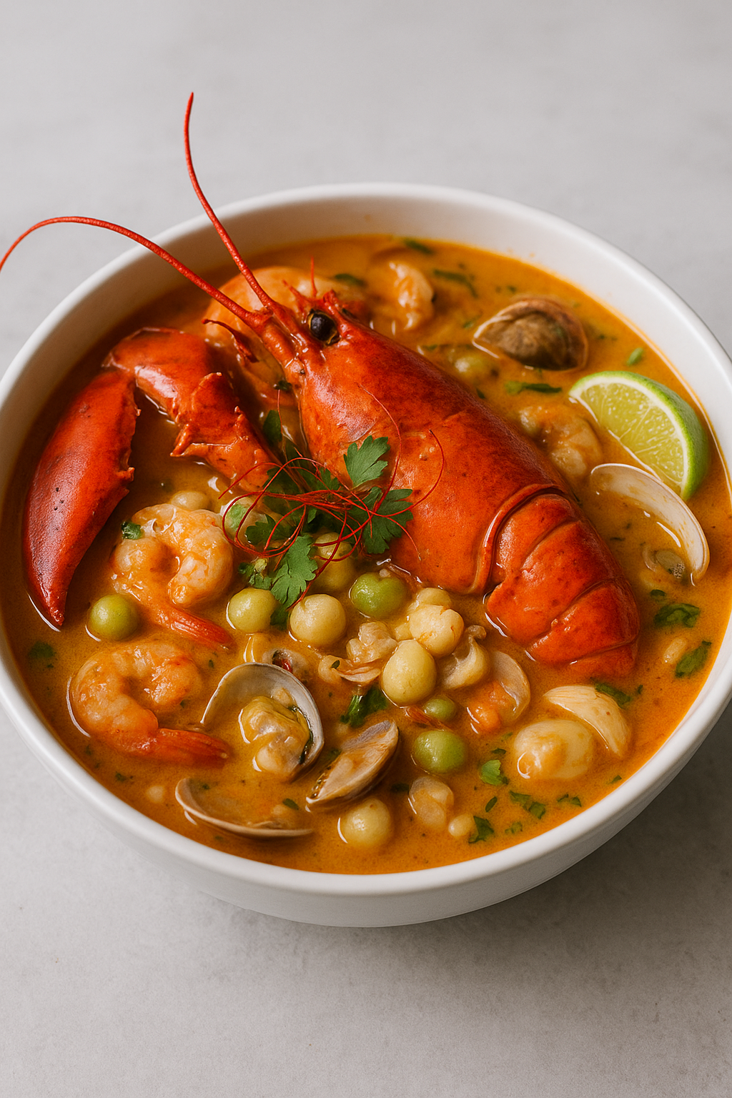 Mindanao Moonlight Lobster & Coconut Pearl Stew