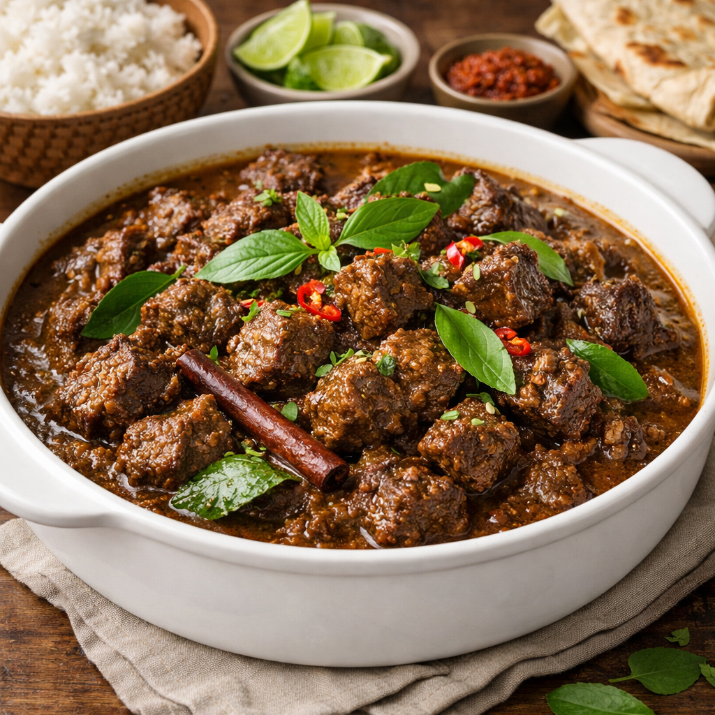 Five-Spice Coconut Beef Rendang