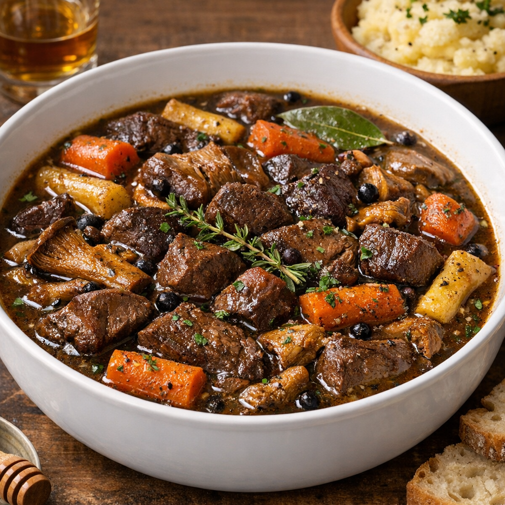 Highland Venison & Whisky–Heather Stew