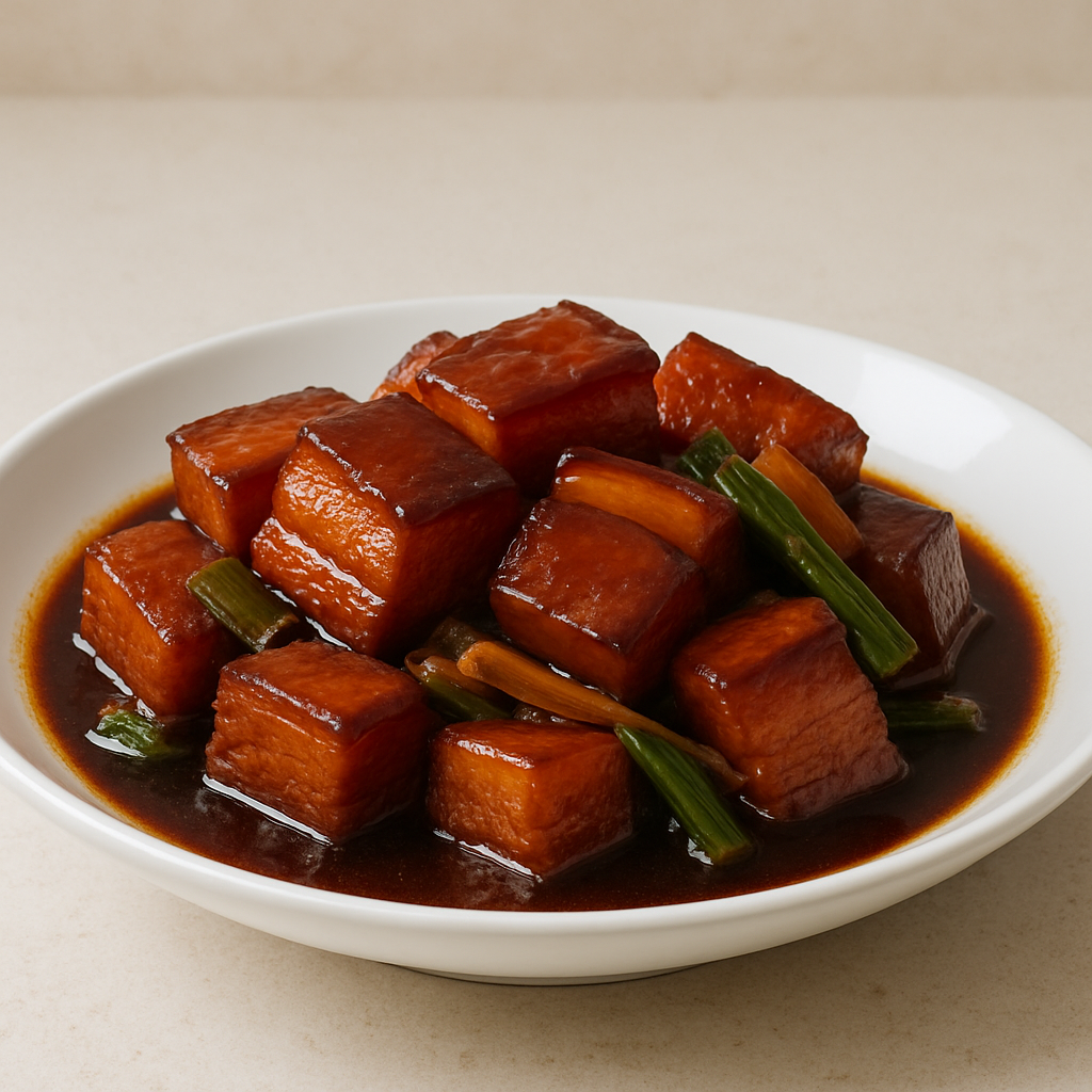 Dong Po Pork (东坡肉) – Braised Pork Belly with Shaoxing Wine