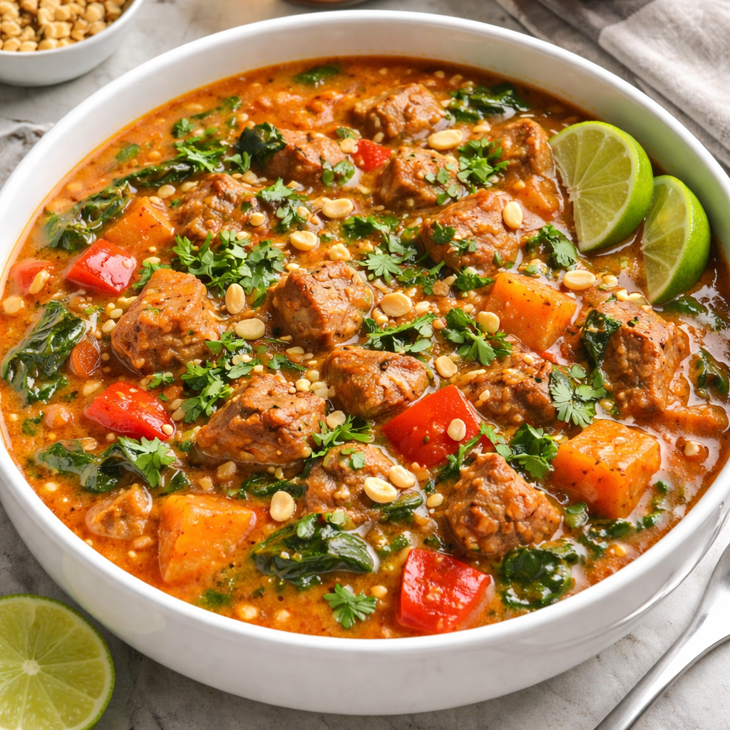 Peanut & Coconut Lamb Stew