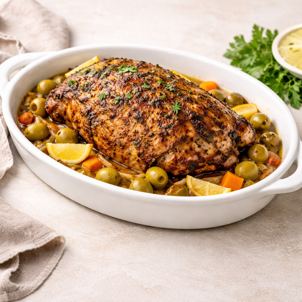 Moroccan-Spiced Citrus Lamb Roast
