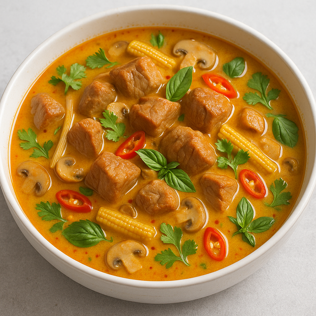 Thai-Inspired Coconut Lemongrass Pork Stew