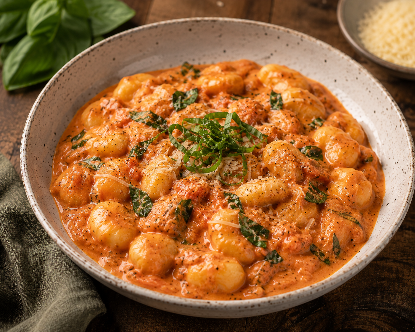 Creamy Tomato Basil Gnocchi