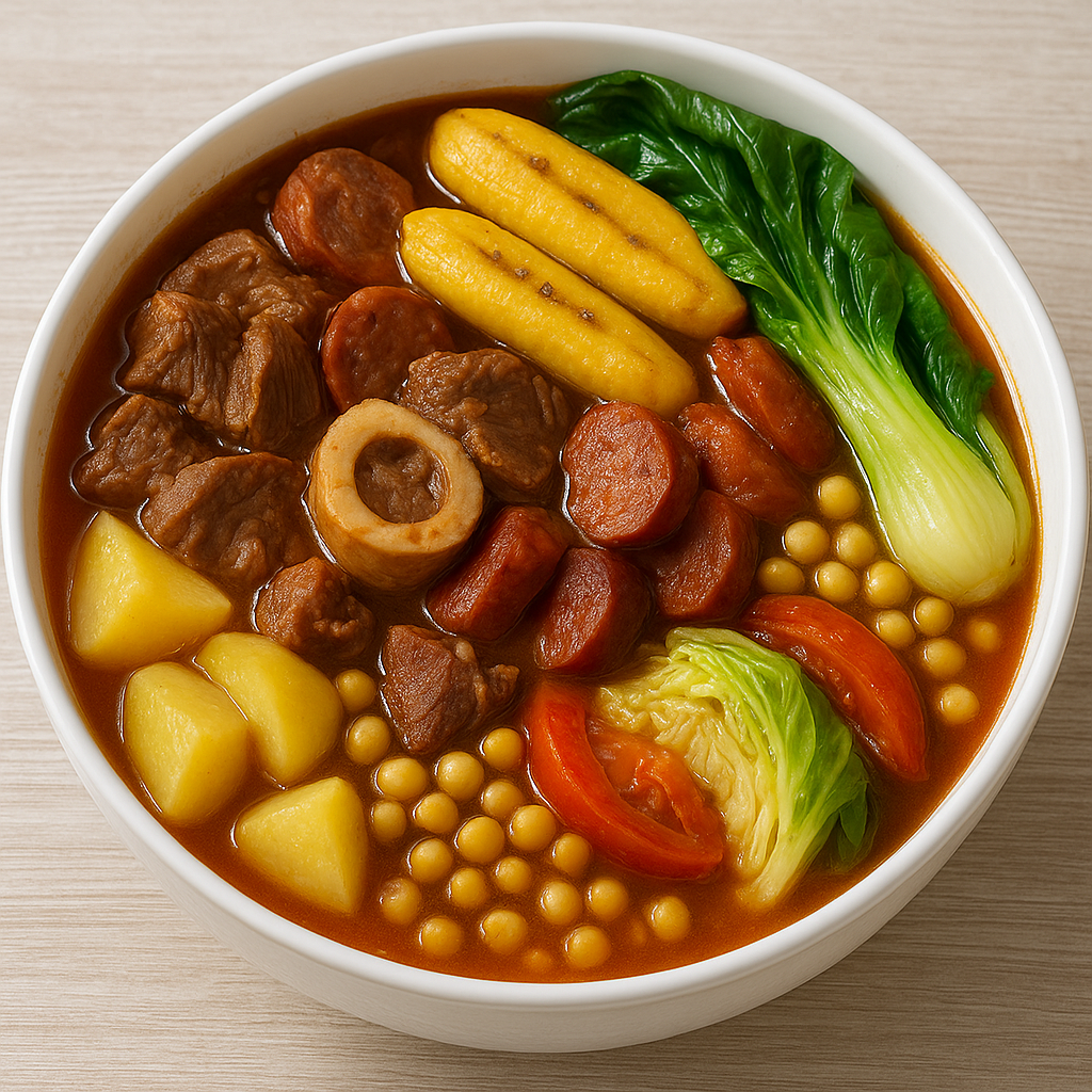 Luzon Stew with Banana, Chorizo & Bok Choy