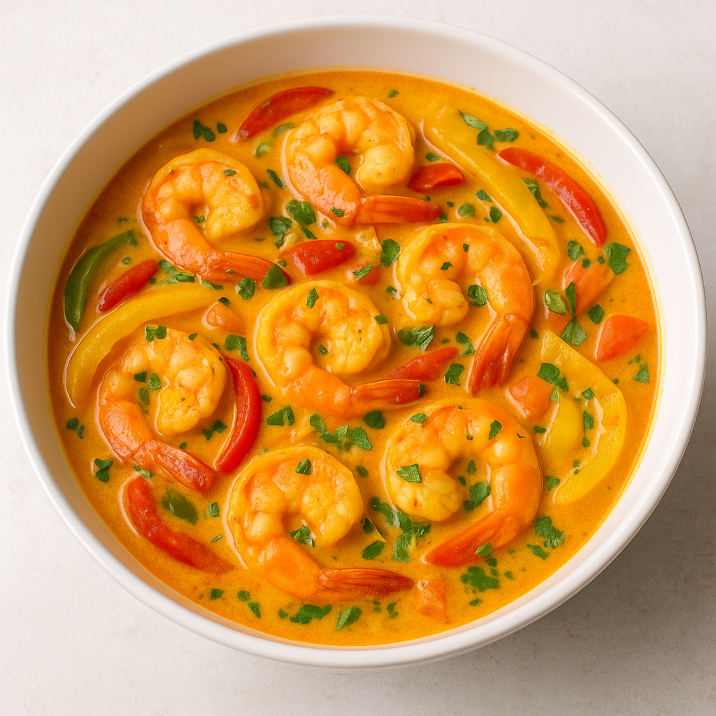 Exotic Brazilian Moqueca de Camarão (Bahian Shrimp Stew)