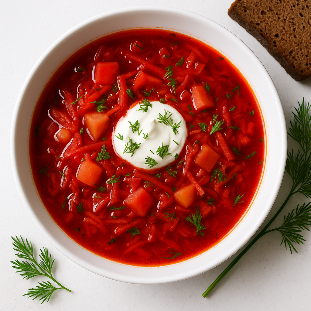 Russian Beet Borscht