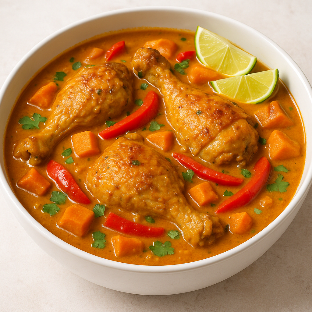 West African Coconut Peanut Chicken Stew