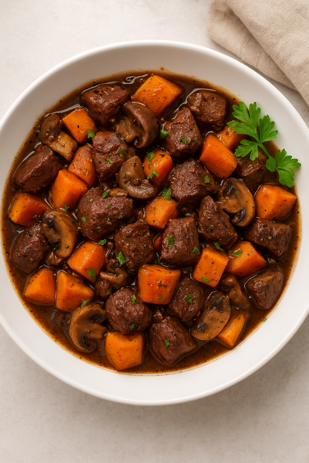 Kangaroo & Wattleseed Braised Vegetables