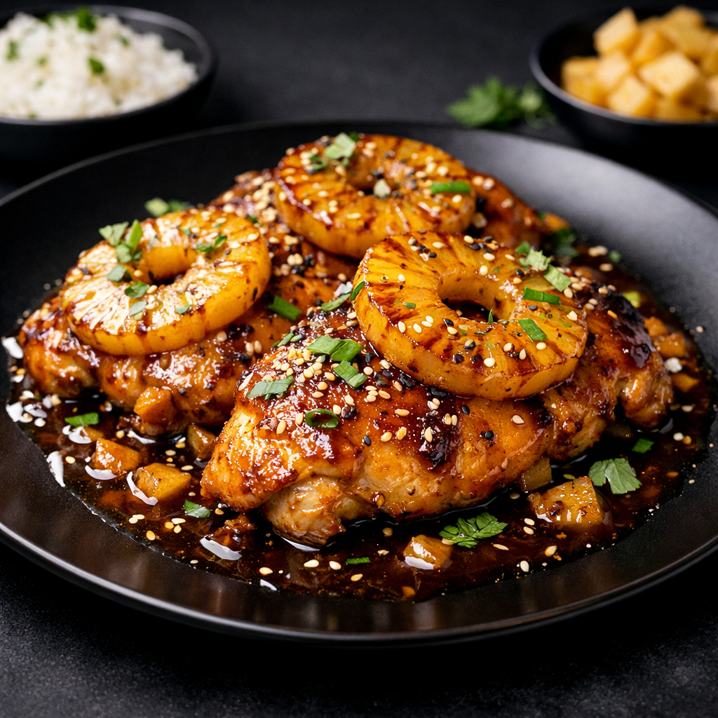 Honey‑Ginger Pineapple Chicken