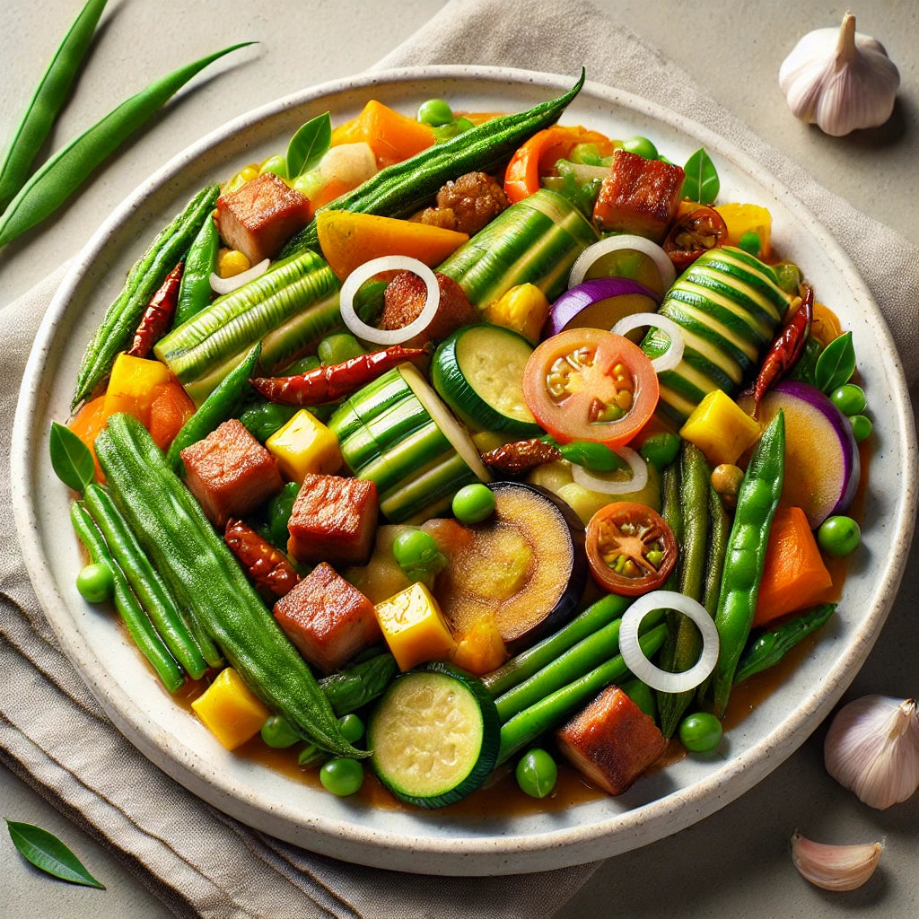 Pinakbet (Waterless Stewed Vegetables)