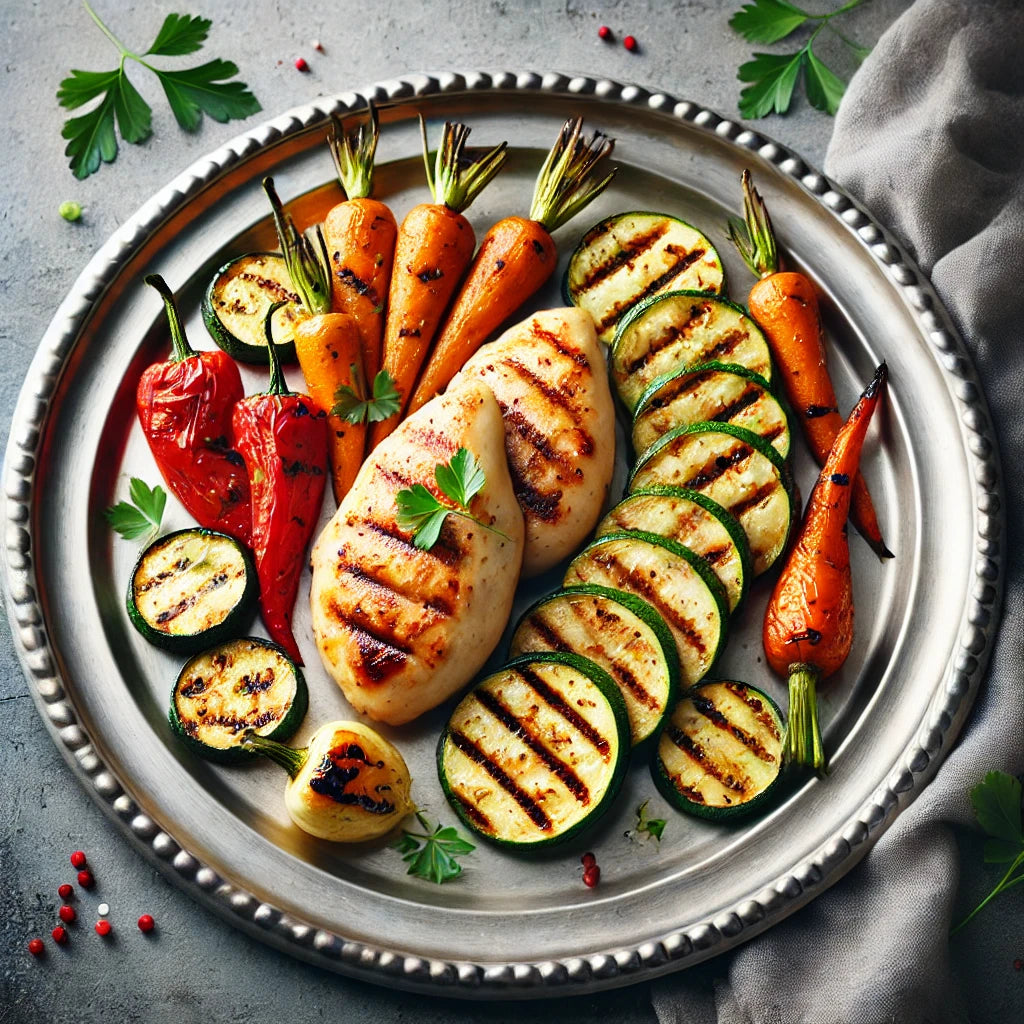 Grilled Chicken with Roasted Vegetables