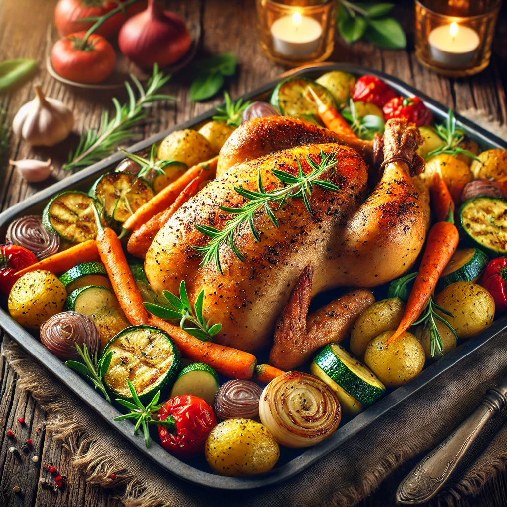 Herb-Infused Roast Chicken and Vegetables