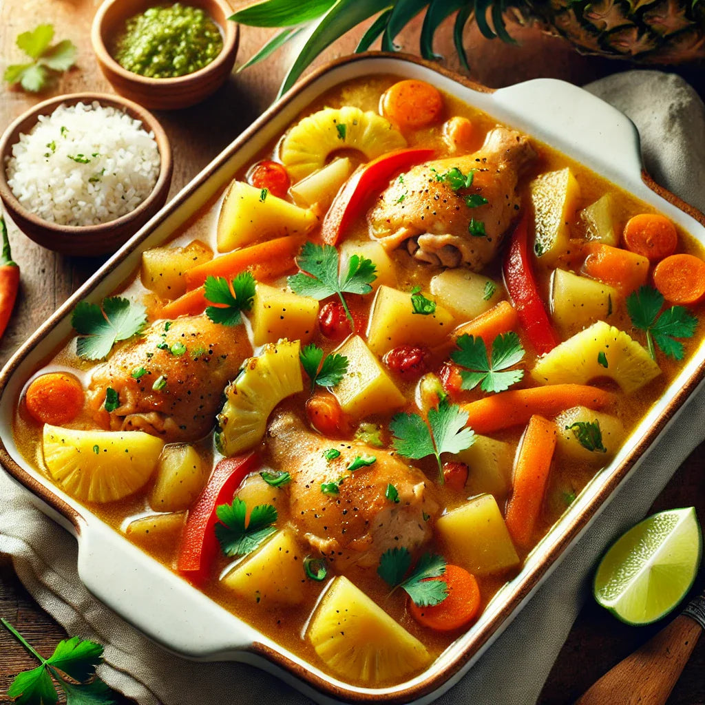 Hawaiian Luau Chicken Stew.