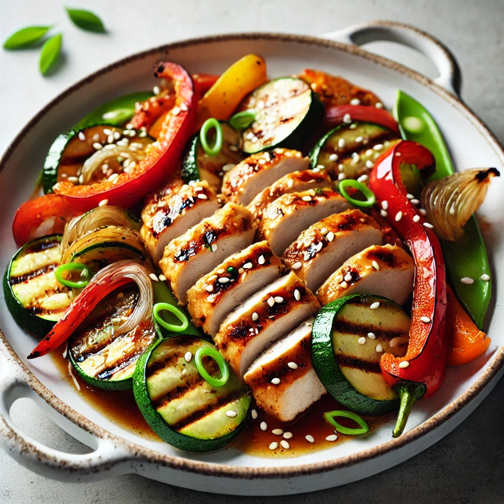 Asian Grilled Chicken with Veggies