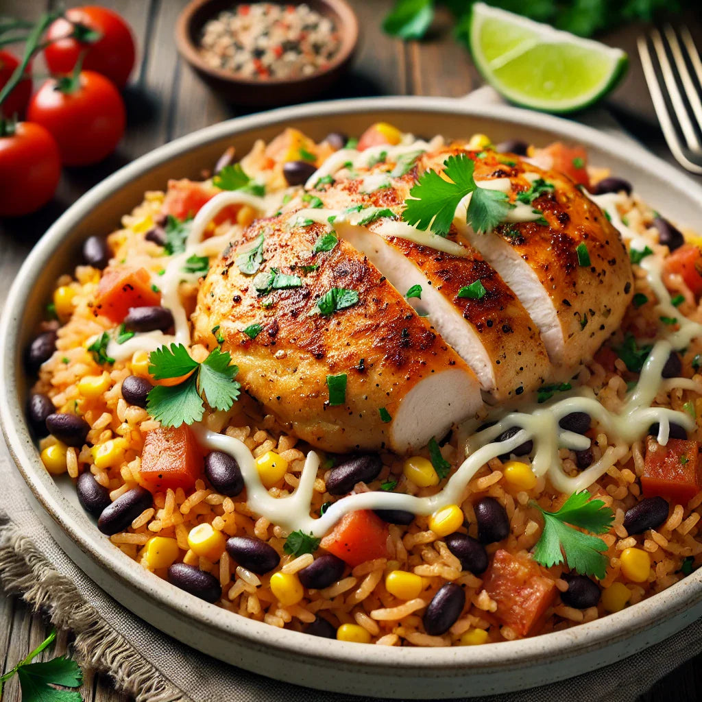 Mexican Chicken and Rice Skillet
