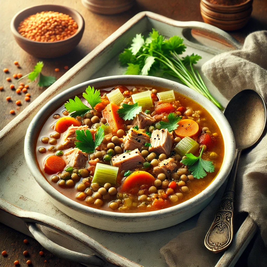 Pork and Lentil Soup