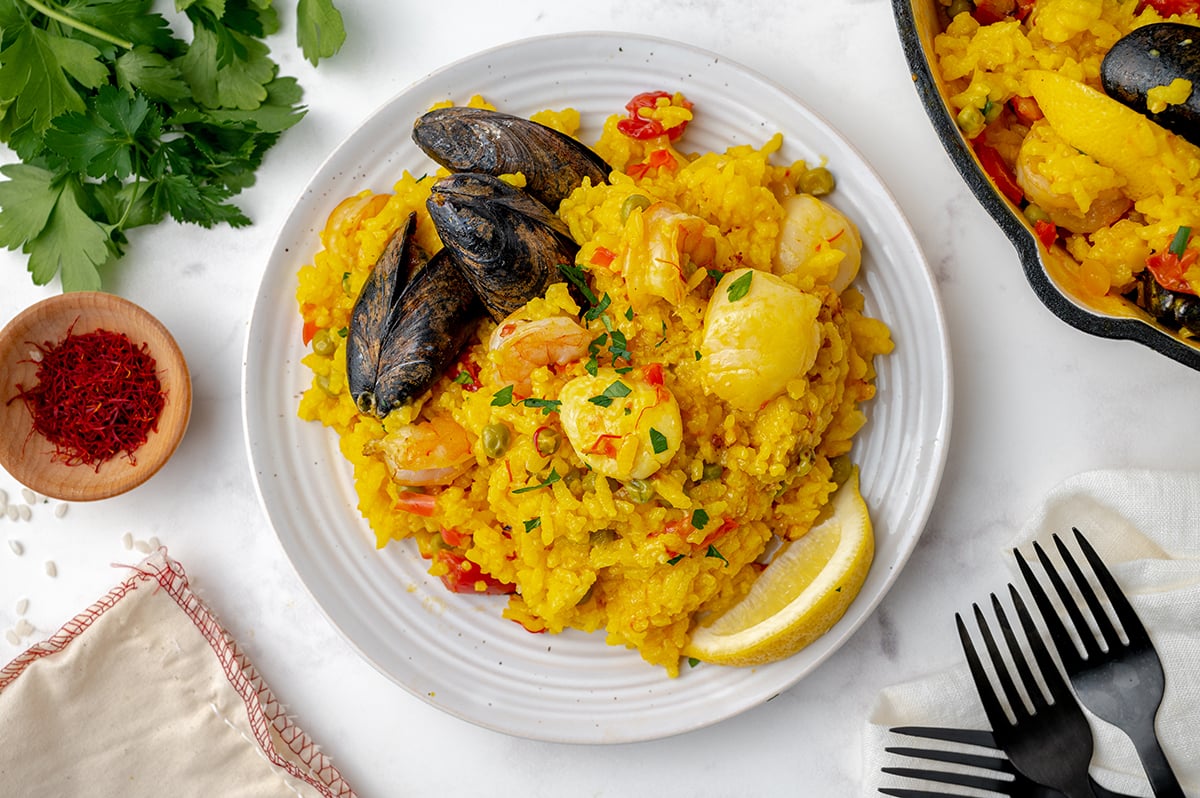 Spanish Seafood Paella